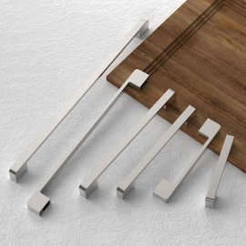 FILTA Brushed Nickel 6.3 Inch(160mm) Kitchen Cabinet Handles,10 Pack Satin Nickel Cabinet Pulls Cabinet Hardware for Cabinets Cupboard Drawer