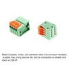 sourcing map 5 Packs PCB Spring Terminal Block Connector KF141V