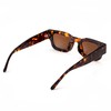Teumire Retro Rectangle Polarized Sunglasses for Small Face Women Men