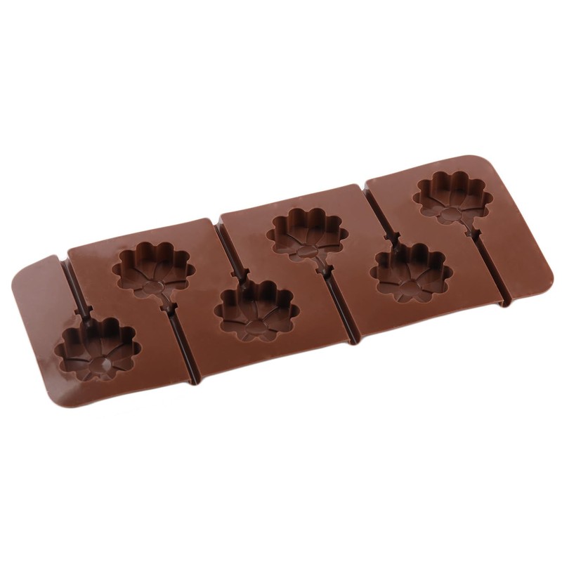 AIBOYA 6 Cavity Sunflowers Silicone Candy Mold Lollipop Sucker Mold