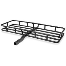 ARKSEN 53 x 19 x 5 Inch Hitch Mount Cargo Rack Carrier, 500 Lbs Capacity Heavy Duty 2" Receiver Luggage Basket for Car, SUV, Pickup, Camping, Traveling