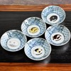 Kutani Ware Small Bowl, Stylish Tableware, Set of 5, Sleeping
