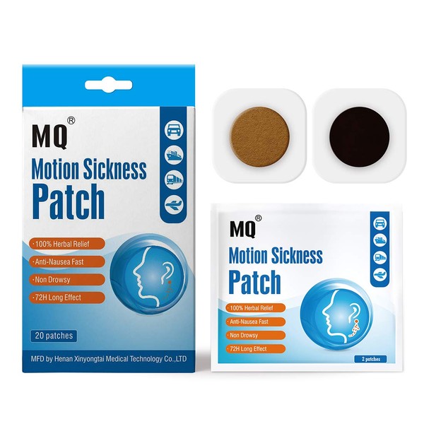MQ Motion Sickness Patch, 20 Count