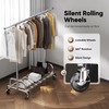 HOKEEPER Clothes Rack with Cover Clothing Racks for Hanging Clothes