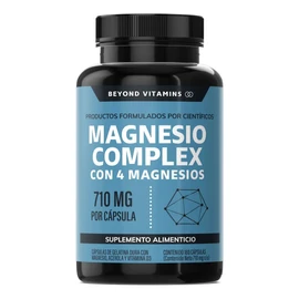 Beyond Vitamins  Magnesio Complex citrato De Magnesio Polvo, Glicinato De Magnesio, Gluconato De Magnesio Y Óxido De Magnesio  Vitaminas Mujer
