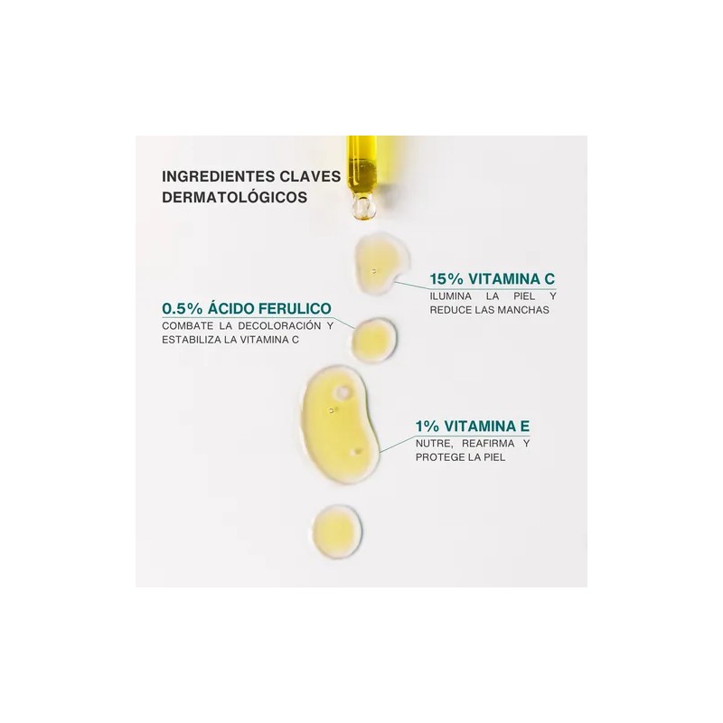 Serum Vitamina C 15% Con Ácido Ferúlico 30ml Derma Pro