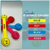 Smilo® Book Stopper, Colourful Page Holder, Adjustable Book Weight, 4