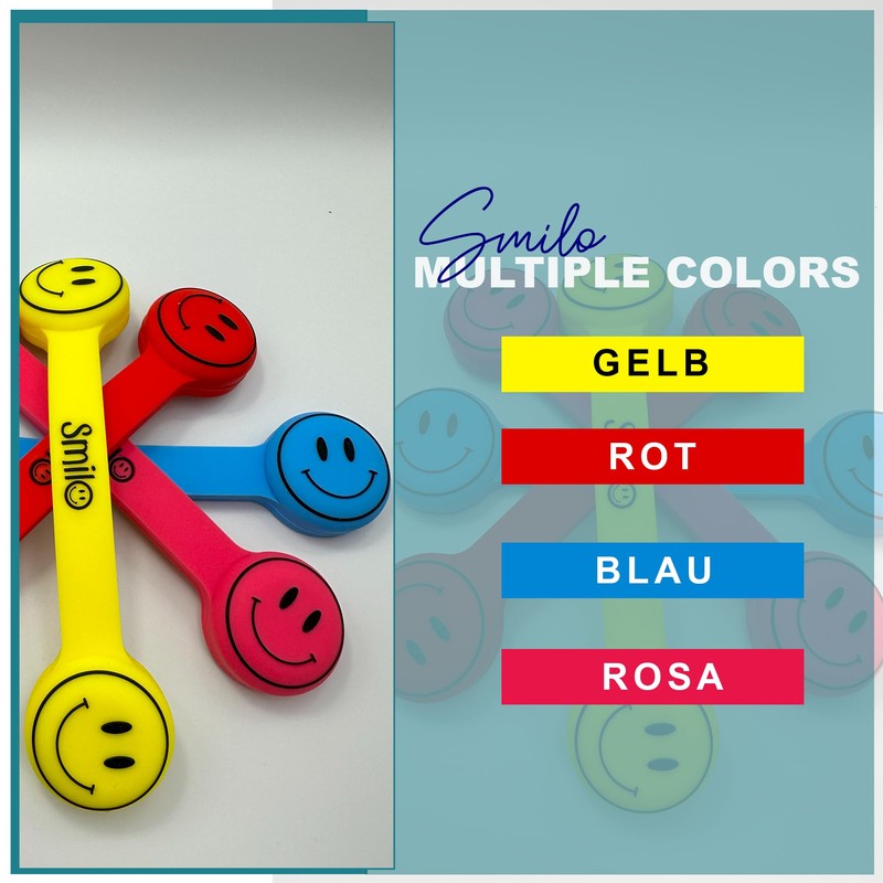 Smilo® Book Stopper, Colourful Page Holder, Adjustable Book Weight, 4