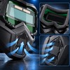 Auto-Darkening Welding Face Shield for Welding & Polishing – Removable