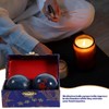 Traditionelle chinesische Gesundheitskugel für Gong und Linderung, grün, 5 x