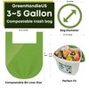 Green Handle US BPI certified 3 Gallon 1.00 Mil =