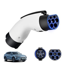 Kayoosi Accesorios de Coche Eléctrico, para BYD Adaptador Tipo 1 A GBT, 7KW, 1P/32A, Adaptador de Carga, Uso para Coche GBT China, Tipo 1 J1772 A GBT, para Vehículos Eléctricos BYD, JAC
