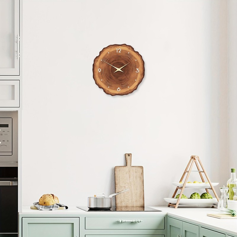 XNM MDF Wood Wall Clock for Living Room Decor -