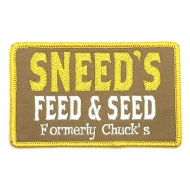 Retro Sneed’s Feed & Seed Classic TV Simpsons Show Movie Patch Vintage Style Retro