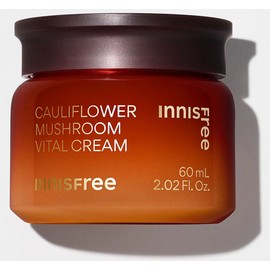 Innisfree Blossom Mushroom Vital Cream 60ml Dryness, elasticity, skin tone, fine wrinkle care, wrinkle improvement, whitening double functional cream / 이니스프리 꽃송이 버섯 바이탈 크림 60ml 건조, 탄력, 피부톤, 잔주름 케어 주름개선, 미백 2중 기능성 크림