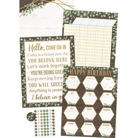 Teacher Created Resources Eucalyptus Classroom Essentials Chart Pack