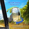 21ST Breakaway Side Rear View Mirrors For 2016-2024 Can-Am Defender