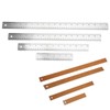 Stainless Steel Ruler, 15/30/38/45 cm Straight Metal Ruler, Metric Imperial