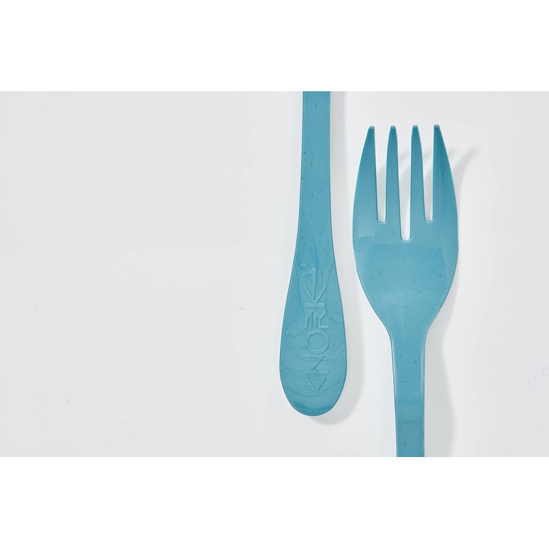 Knork Eco Fork Plant Based Cutlery, Reusable Bamboo Flatware Set,