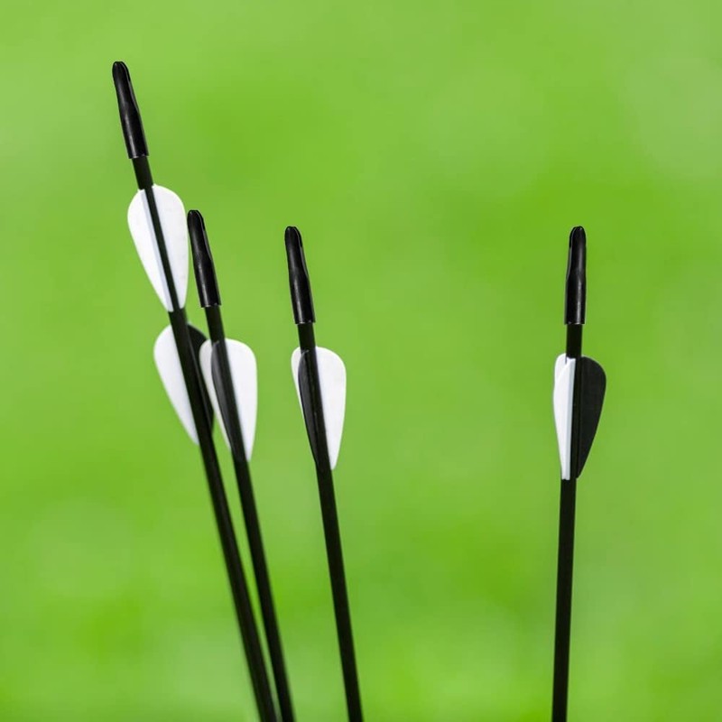 MiOYOOW 20PCS Archery Arrow Nocks, 6mm Lightweight Arrow Inserts Traditional