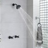 KAPHOME 2 Handle Shower Faucet,2 Knobs Tub and Shower Trim