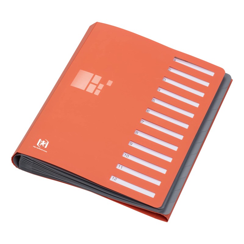 Elba Business Matte Opaque Polypropylene Folder Dividers a4 orange, Pack