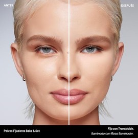 Morphe Bake & Set - Polvo fijador iluminador, ligero, sin talco, polvo suelto para maquillaje facial con un acabado suave y natural, minimiza el brill