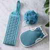 Plus Nao Akasuri 3-Piece Set, Scouring Gloves, Scrubbing Mittens, Body