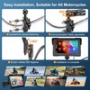 Wireless Motorcycle Apple Carplay,7 Inch Portable Motor GPS Navigation with
