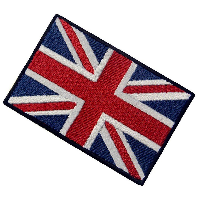 Great British Union Jack Patch Embroidered England Flag Morale Applique