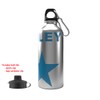 Partisan Newcastle Bottle Miley 2-Lid Aluminium 600ml Silver