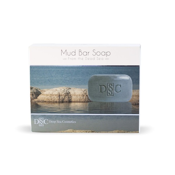 Deep Sea Cosmetics | Antibacterial Dead Sea Mud Soap - Nourishing | Dead Sea Mud Soap with Dead Sea Minerals (4 Pack)