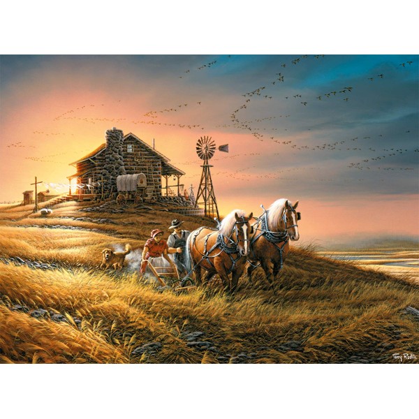 Buffalo Games - Terry Redlin - for Amber Waves of Grain - 1000 Piece Jigsaw Puzzle