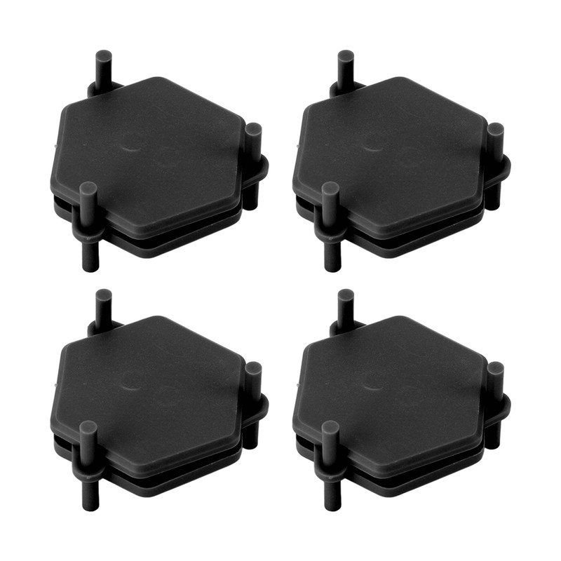 4Pcs Hexagonal Coaster Stylish Adjustable Multipurpose Hexagonal Coasters for Drinks