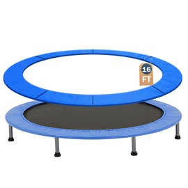 16ft Trampoline Pad Replacement, Trampoline Spring Cover No Hole Trampoline Pole Pad Waterproof UV Resistant Safety Pad