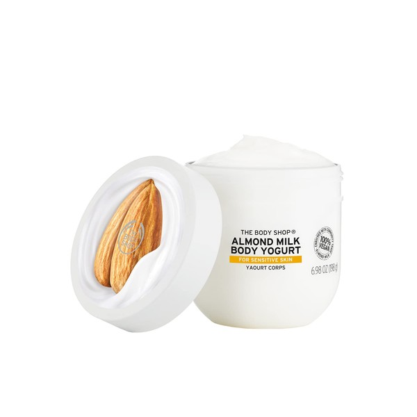 The Body Shop Official Body Yogurt, Almond Milk, 6.8 fl oz (200 ml), Genuine Product