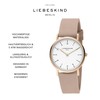 Liebeskind Berlin women's analogue quartz watch with leather armband, Strap