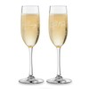 Champagne Flute - Beauty and Beast Crystal Glasses for Toasting