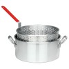 Bayou Classic 1201 10-qt Aluminum Fry Pot Features Perforated Aluminum