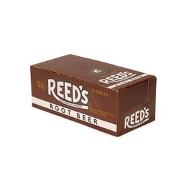 Reed’s Root Beer Candy Rolls | Traditional Root Beer Hard Candy | Creamy Root Beer Flavored Old-Fashioned Reed’s Candy Brought To You By Iconic Candy | 24 Count