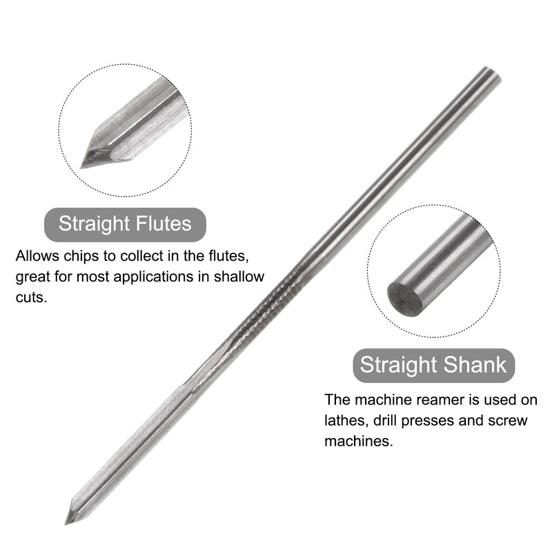 QUARKZMAN Drill Bit 1.9mm H7 Metric Machine Reamer Drill Bit