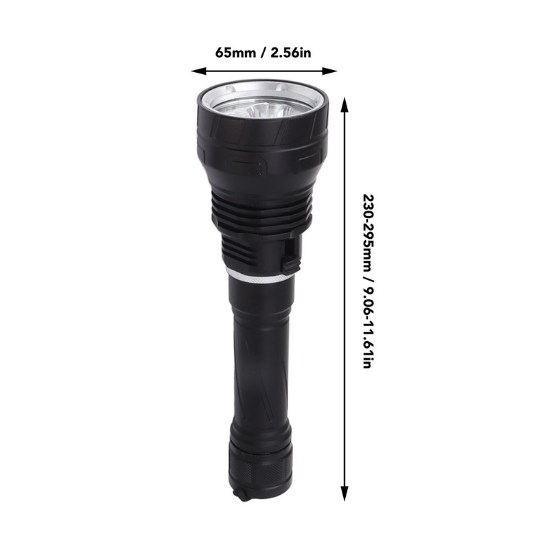IPX8 Waterproof Diving Flashlight 100000lm Professional 100m Underwater Bright Submarine