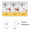 2 Pack Sink Overflow Ring Brushed Gold Bathroom Vanity Sink