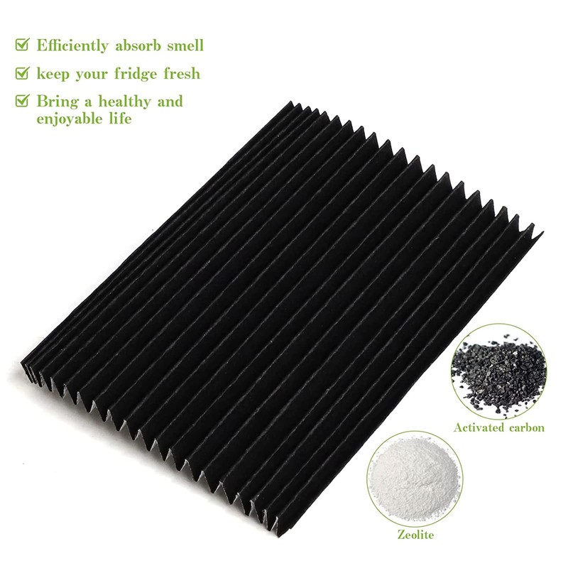 SEISSO Refrigerator Air Filter Replacement 3 Pack Carbon Activated Air