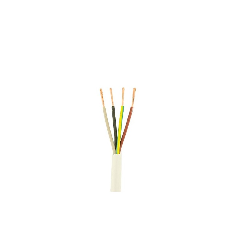 Ali's DIY 4 Core Round White Flex Flexible Cable 1.5