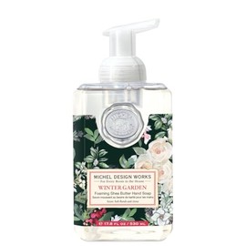 Michel Design Works Foaming Hand Soap, Winter Garden, Beautiful Square Container with Pump