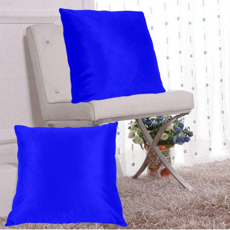 FHJLOVENEEDS Set of 2 Royal Blue Throw Decorative Couch Pillow