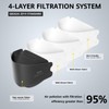 HIWUP KN95 Face Masks 50 Pack, Breathable Comfortable and Disposable