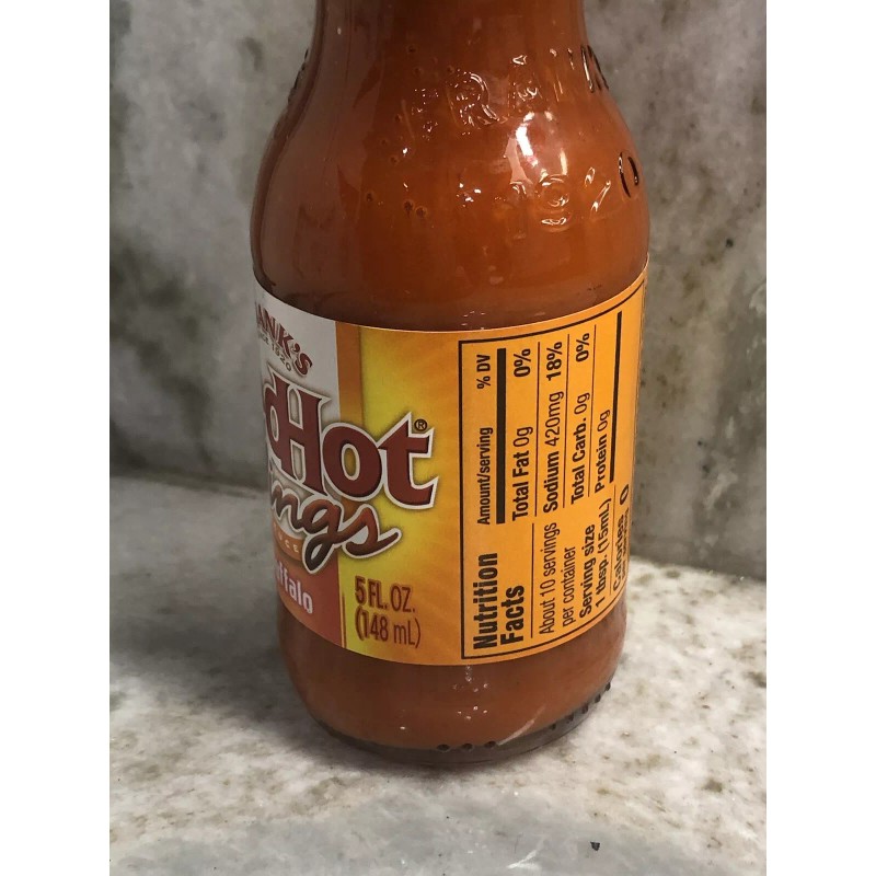 Frank’s RedHot Wings Buffalo Sauce:5 oz/148 ml.