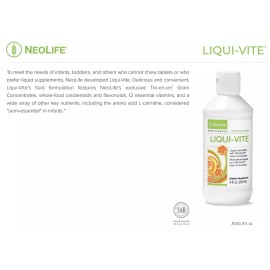 Neolife Liqui-Vite by NeoLife - Liquid Nutrition  For Everyone From Infants to Elderly